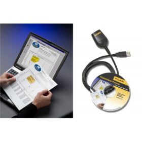 Fluke FVF-BASIC Software + cavo ottico/USB